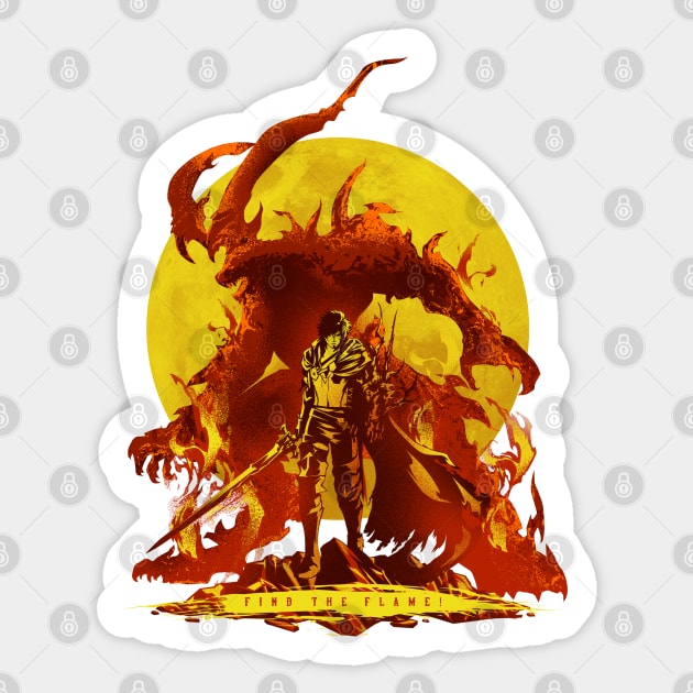 Dominant of Ifrit Sticker by SourKrispop